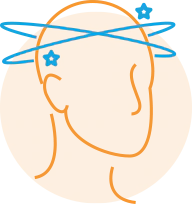 Fainting or feeling tired or dizzy