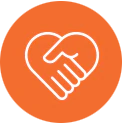 Icon representing support resources