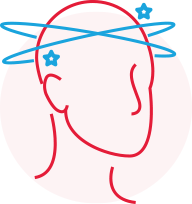 Fainting or feeling tired or dizzy